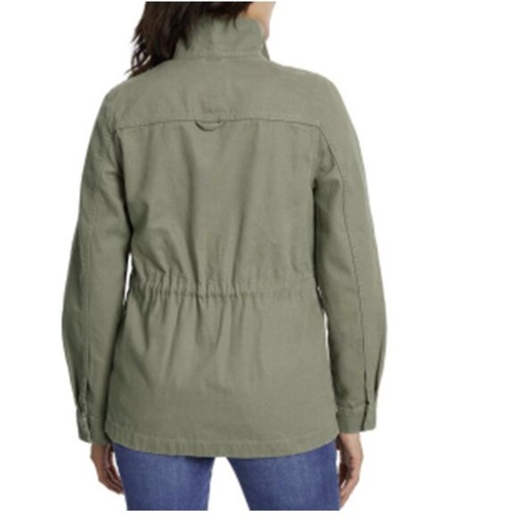 Vintage America Cotton Canvas Anorak Utility Jacket Olive Green New Size M - Picture 12 of 15